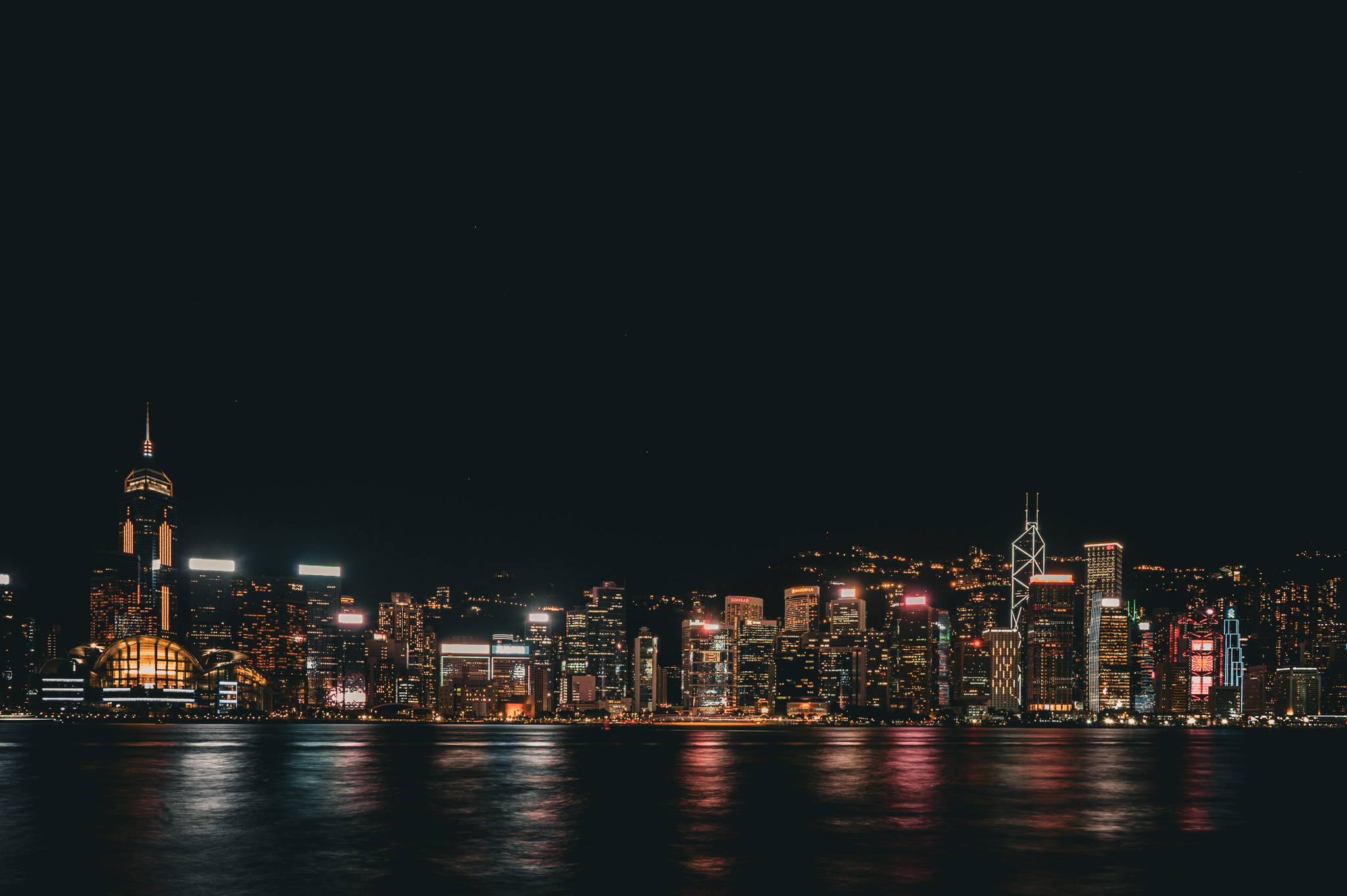 Hong Kong in Contrast: Sacred Courtyards, Skyline Glow, and High-Rise Grids